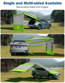 11.5x7.9 Vehicle Awning with Removable Sides