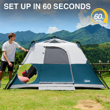 6-Person Instant Family Cabin Tent Waterproof