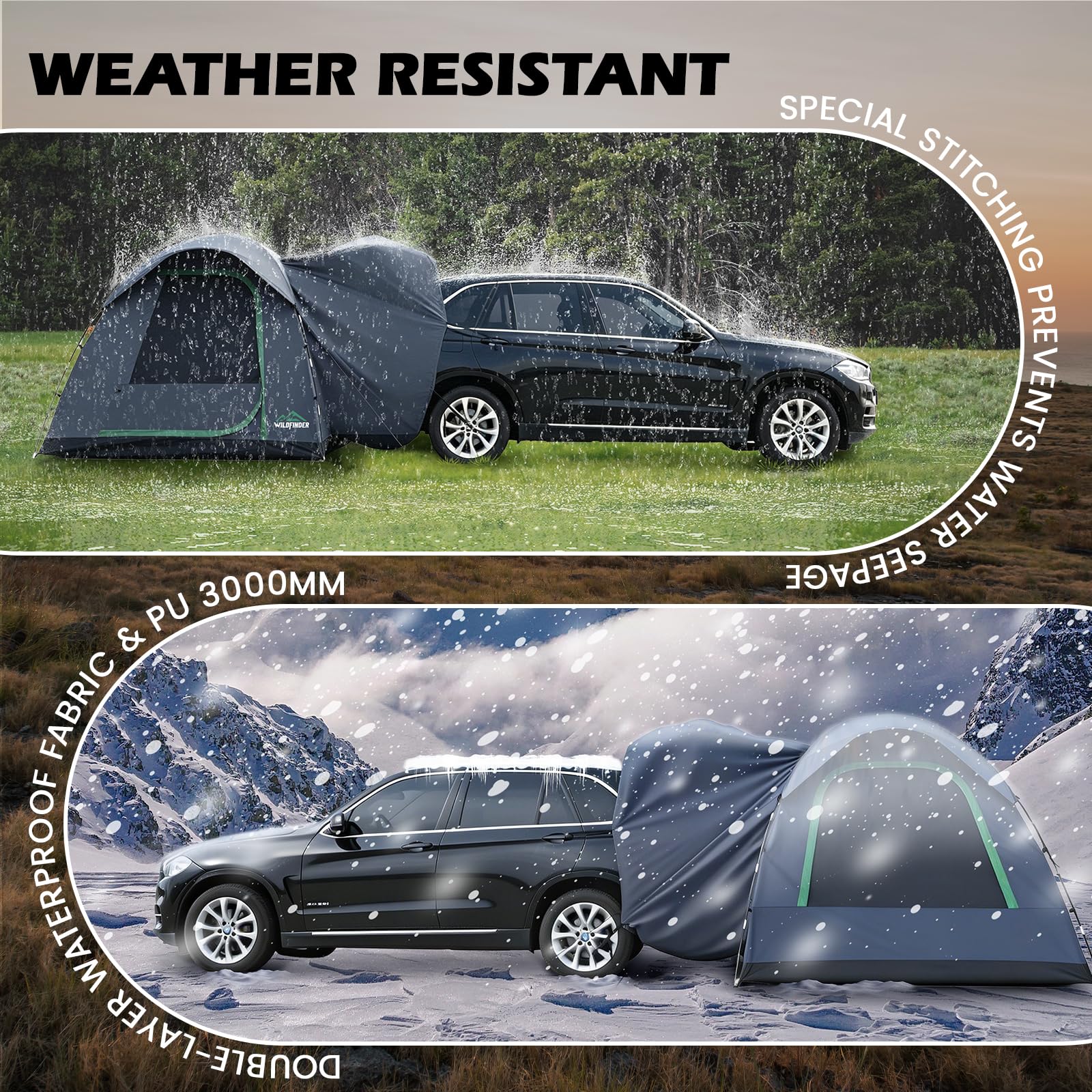 5-9 Person Waterproof SUV Tent