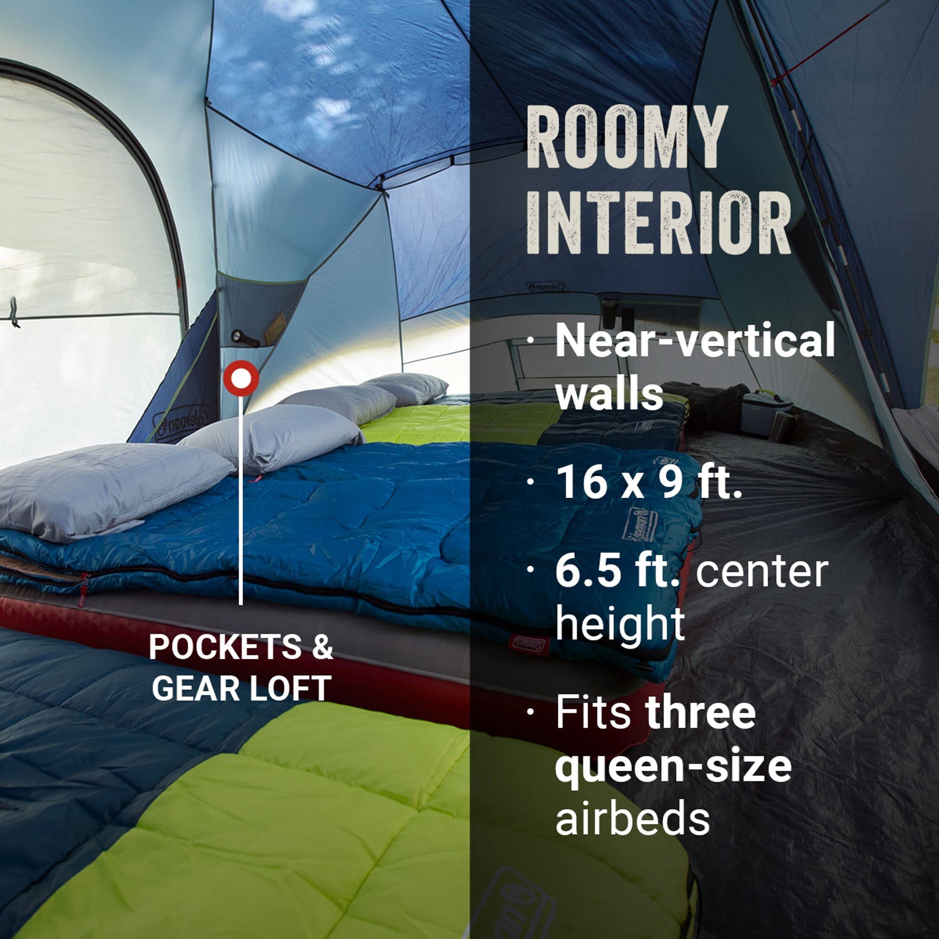 XL Family Camping Tent 5-Minute Setup Waterproof