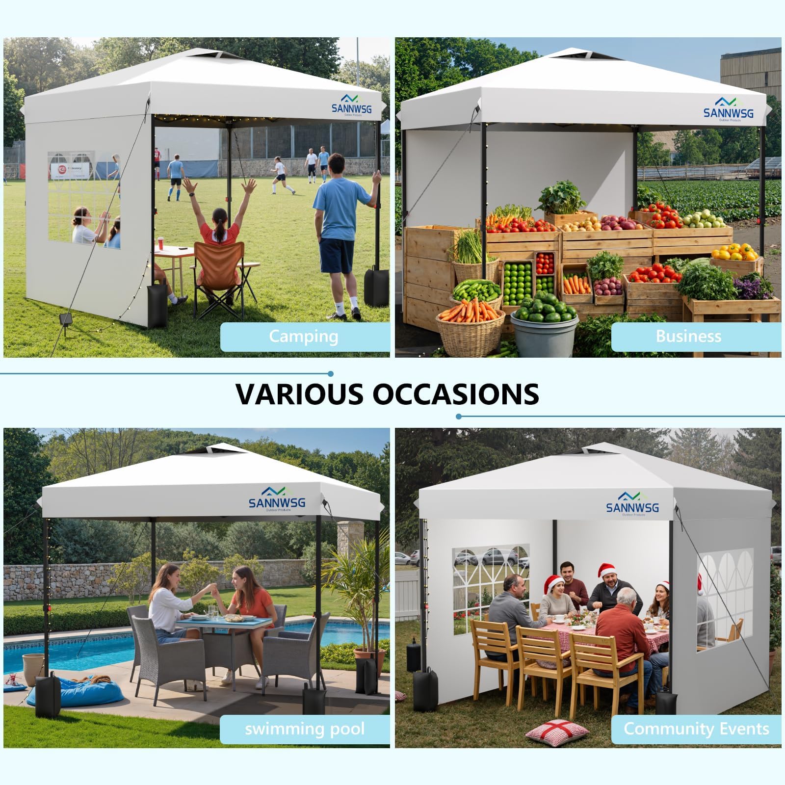 Heavy Duty Pop Up Canopy Tent