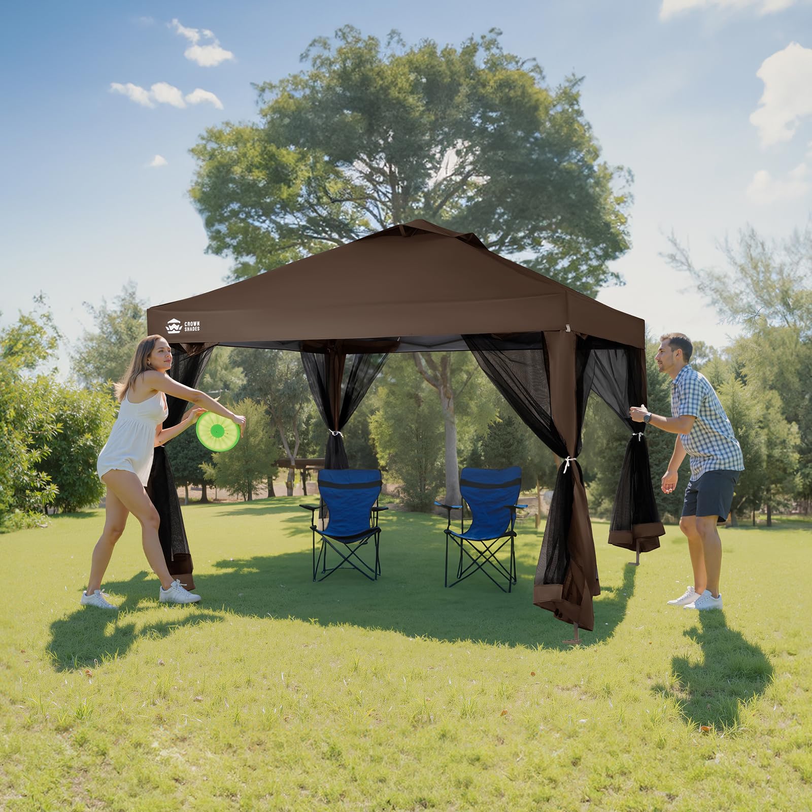 Pop Up Gazebo Canopy with Netting