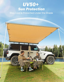UV50+ Pull-Out Vehicle Side Awning