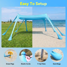 10x10 Beach Shade Canopy Tent UPF 50+