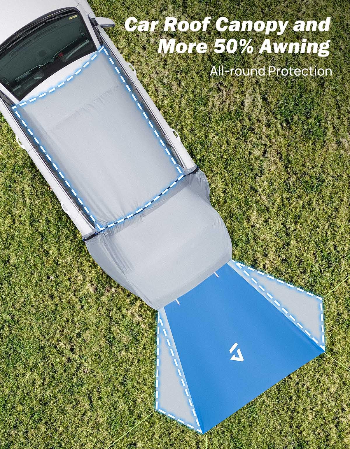 SUV Tailgate Tent with Awning Shade