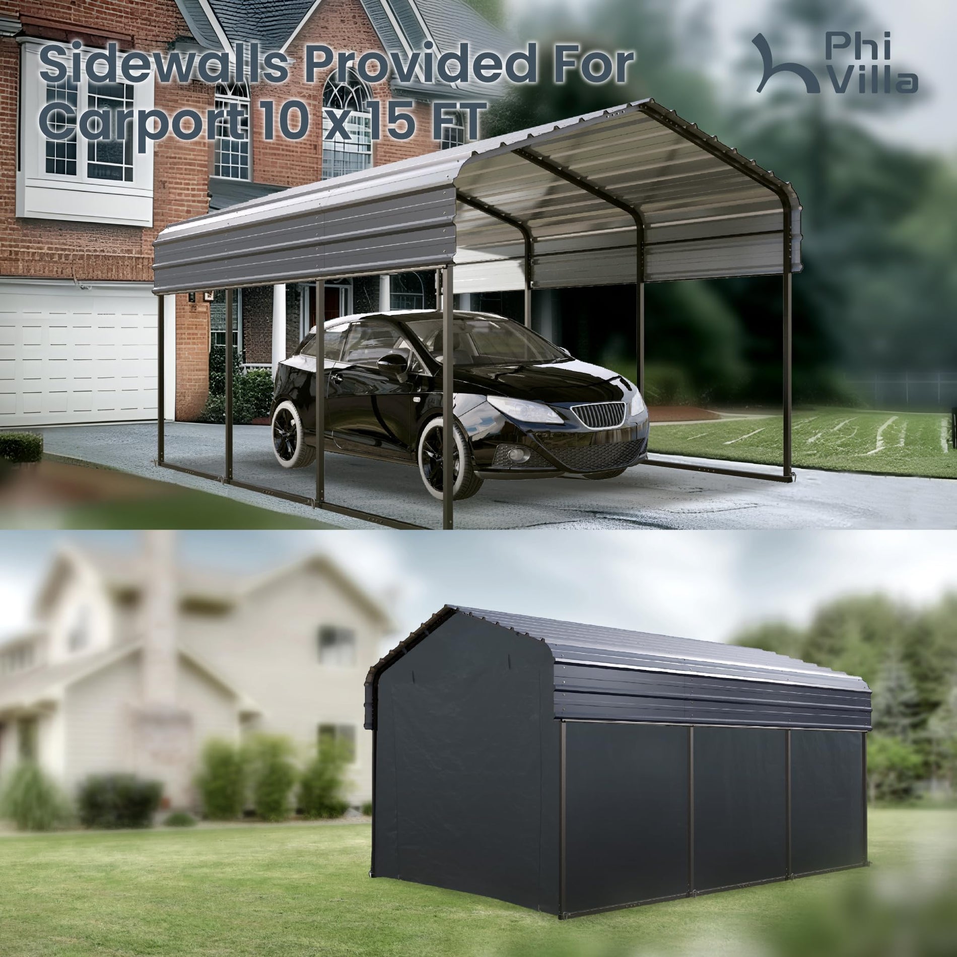 Heavy Duty Metal Carport Canopy