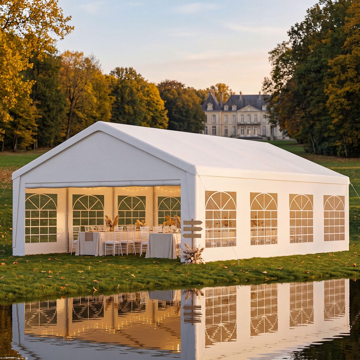 Waterproof Event Canopy Tent with Sidewalls