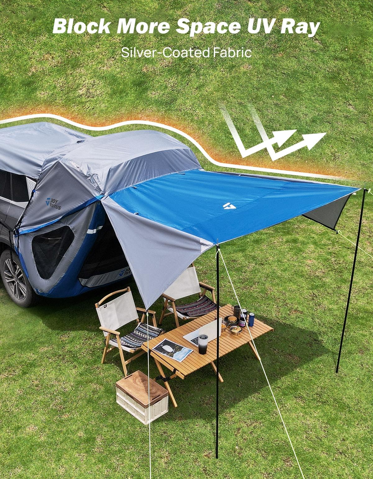 SUV Tailgate Tent with Awning Shade