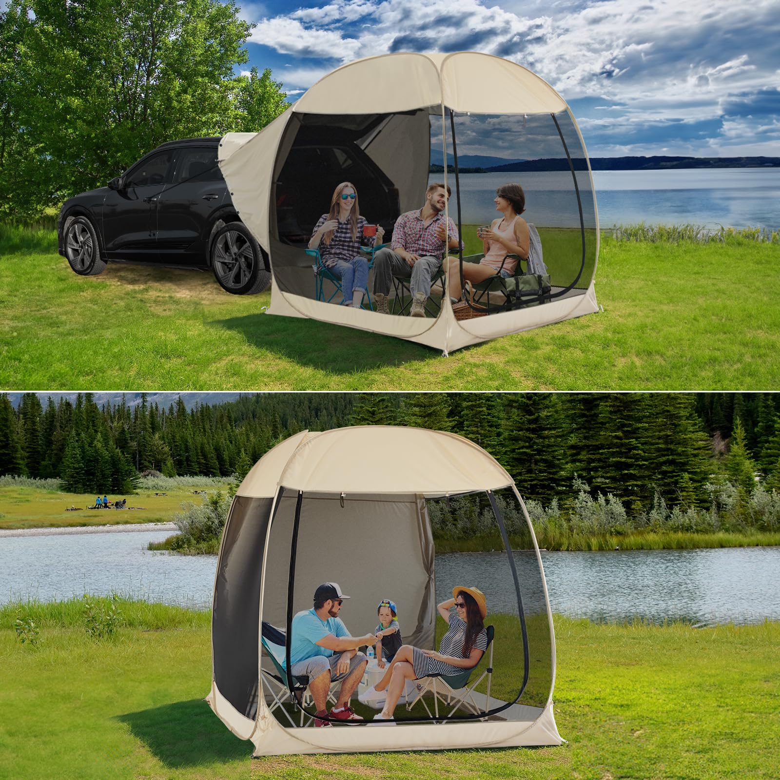 SUV Tailgate Pop Up Tent