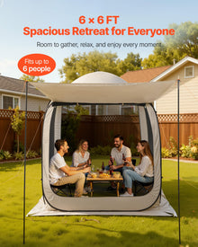 4-8 Person Pop Up Screen House Tent