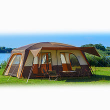 12-14 Person Family Cabin Tent 2-Room Waterproof