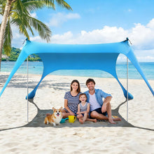 UPF 50+ Beach Shade Canopy