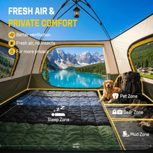 4-Person Instant Cabin Camping Tent Waterproof