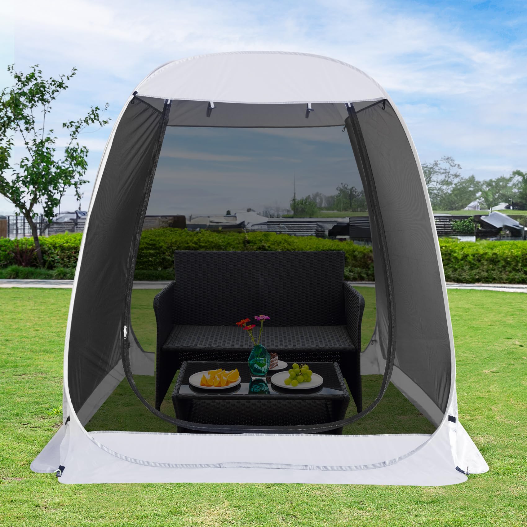 2-10 Person Pop Up Screen House Tent