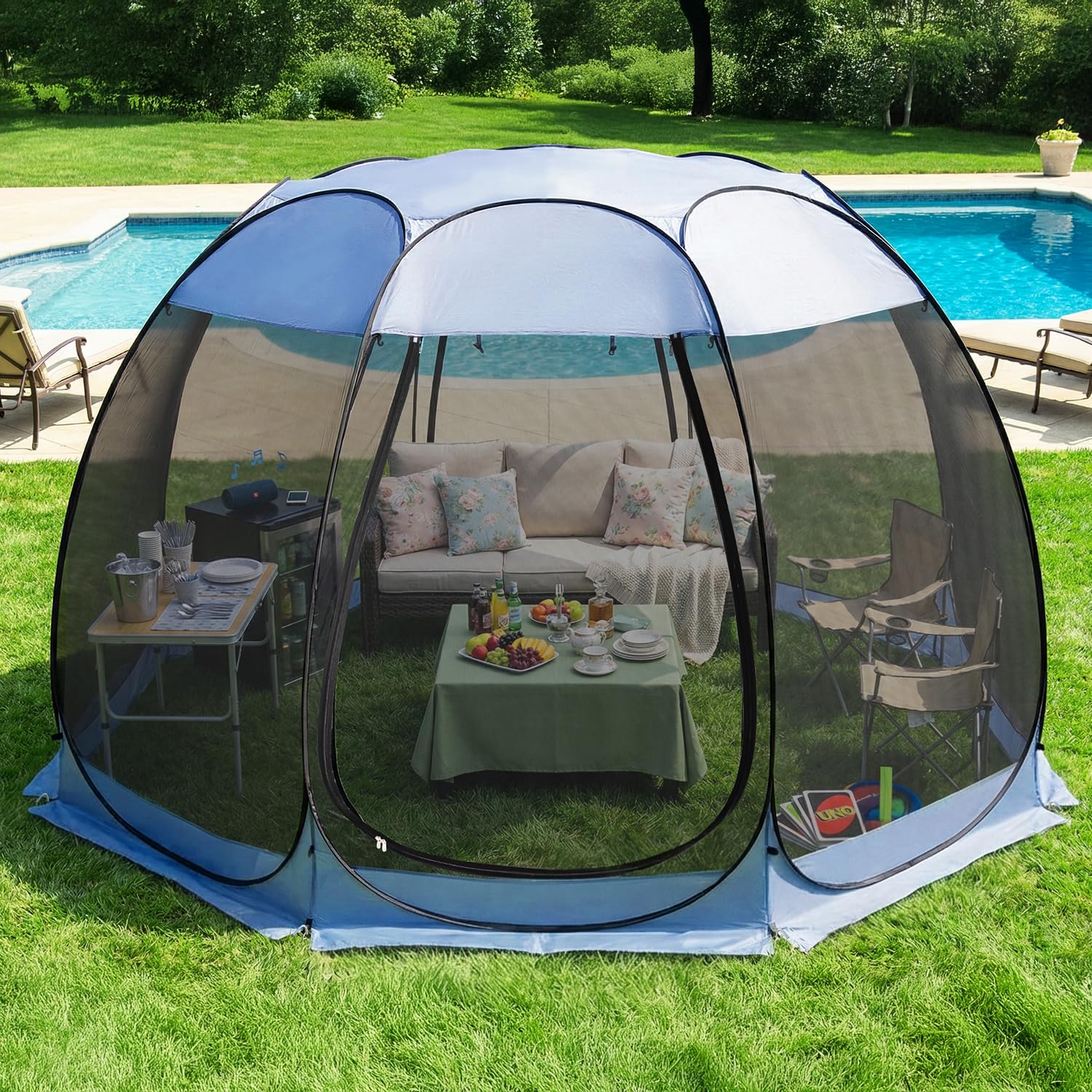 2-10 Person Pop Up Screen House Tent