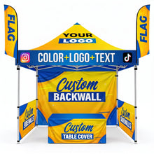 10x10 Custom Logo Canopy Tent