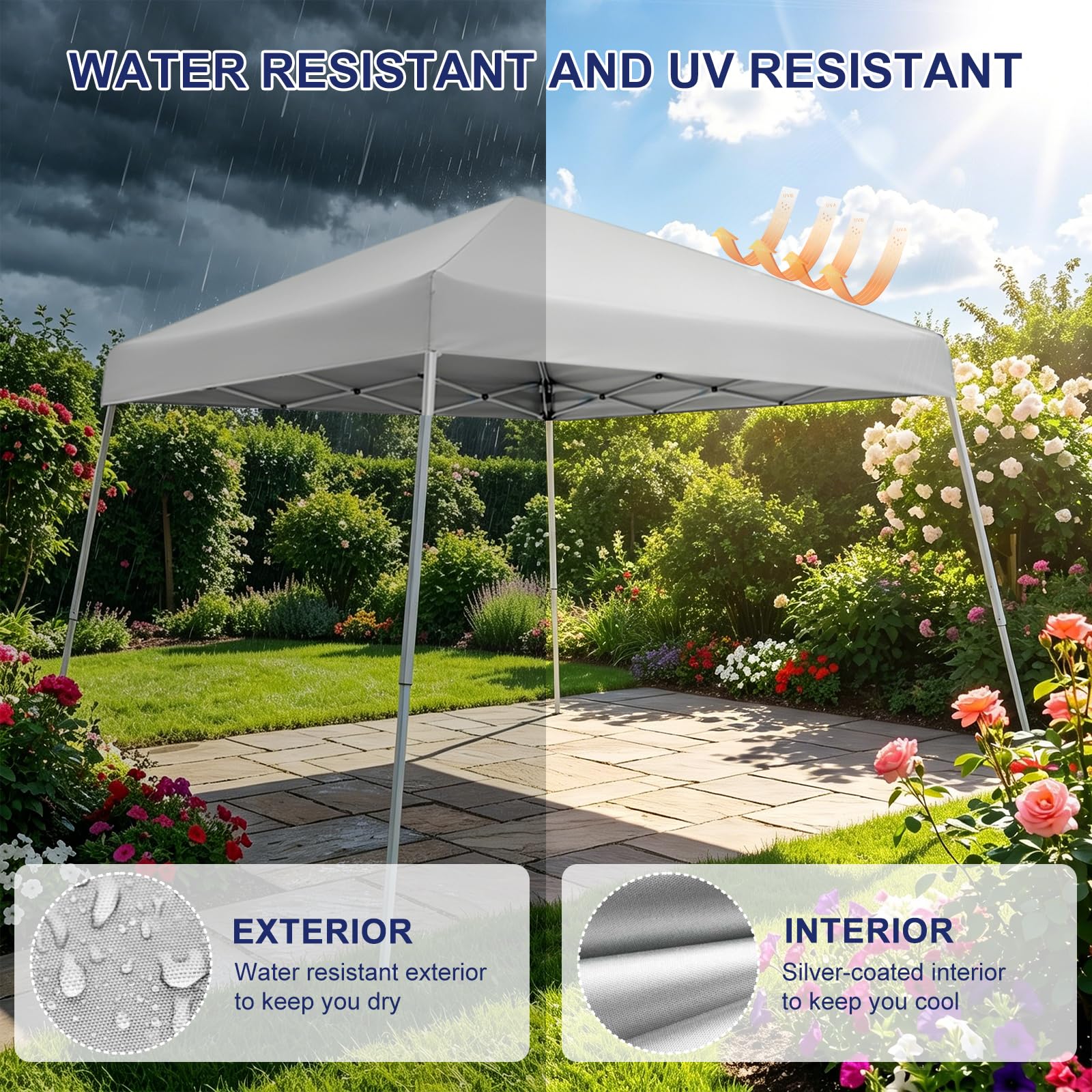 10x10 Slant Leg Canopy Tent