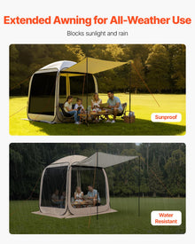 4-8 Person Pop Up Screen House Tent