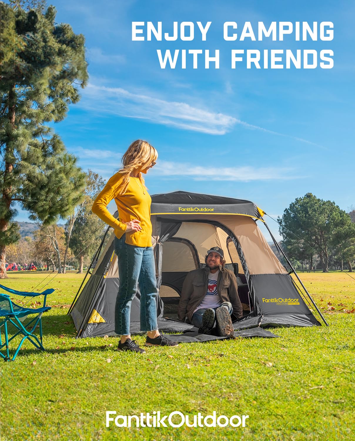 4-10 Person Instant Cabin Camping Tent