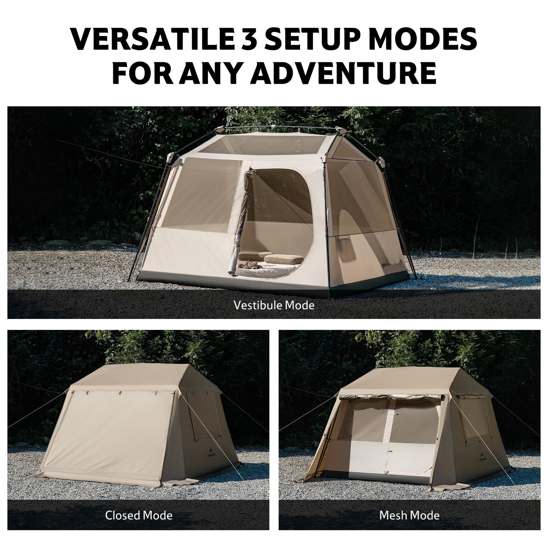 4-8 Person Instant Camping Tent Full Rainfly
