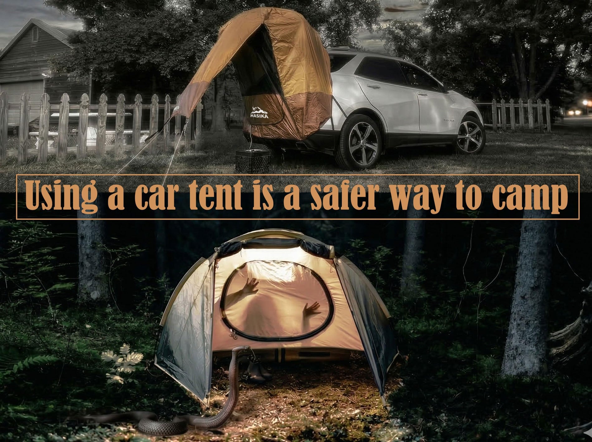 2-Person SUV Tailgate Awning Tent