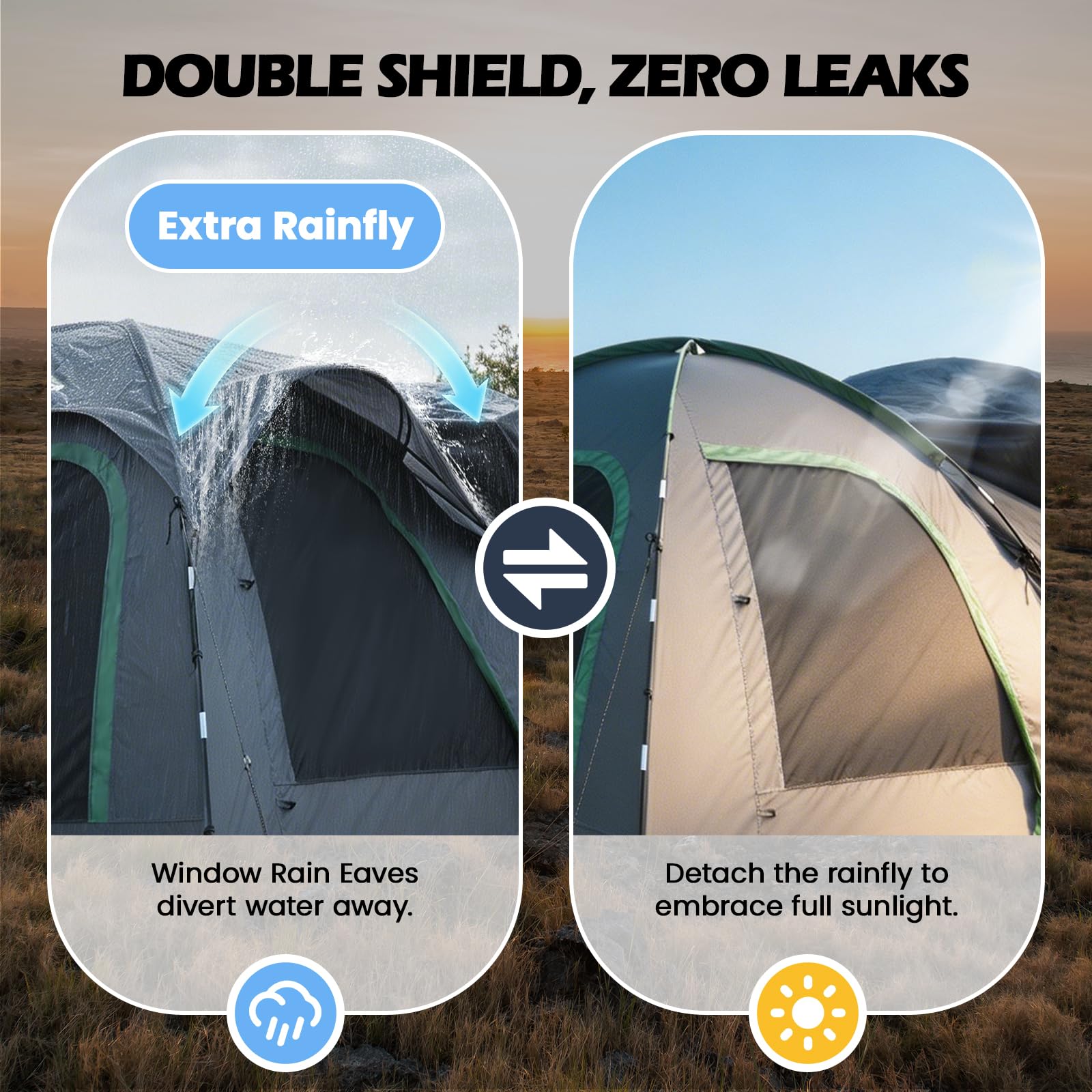 5-9 Person Waterproof SUV Tent