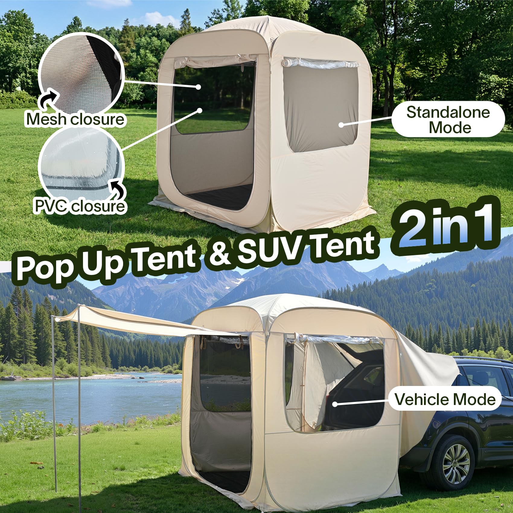 SUV Tailgate Pop Up Tent