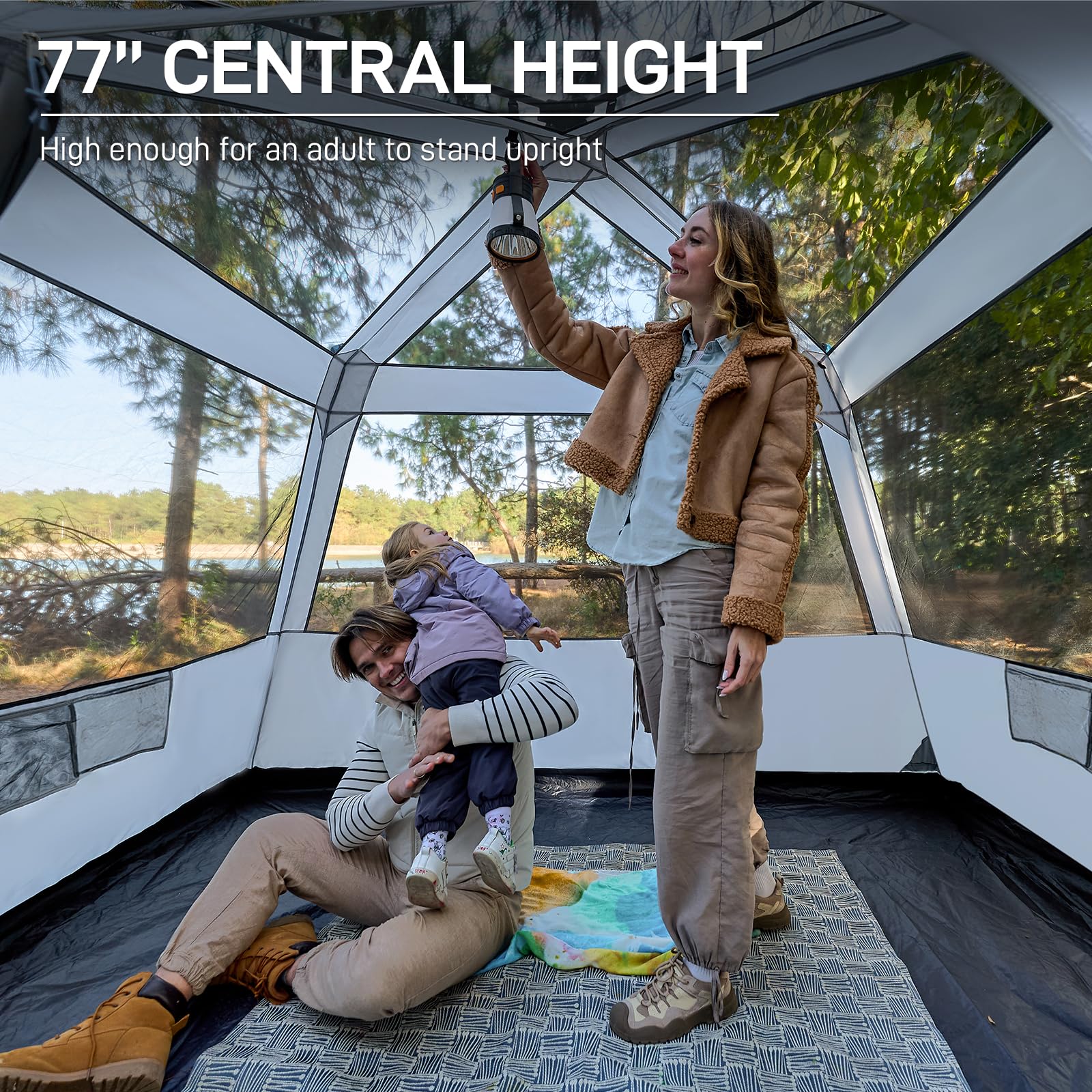 6-Person Blackout Cabin Tent