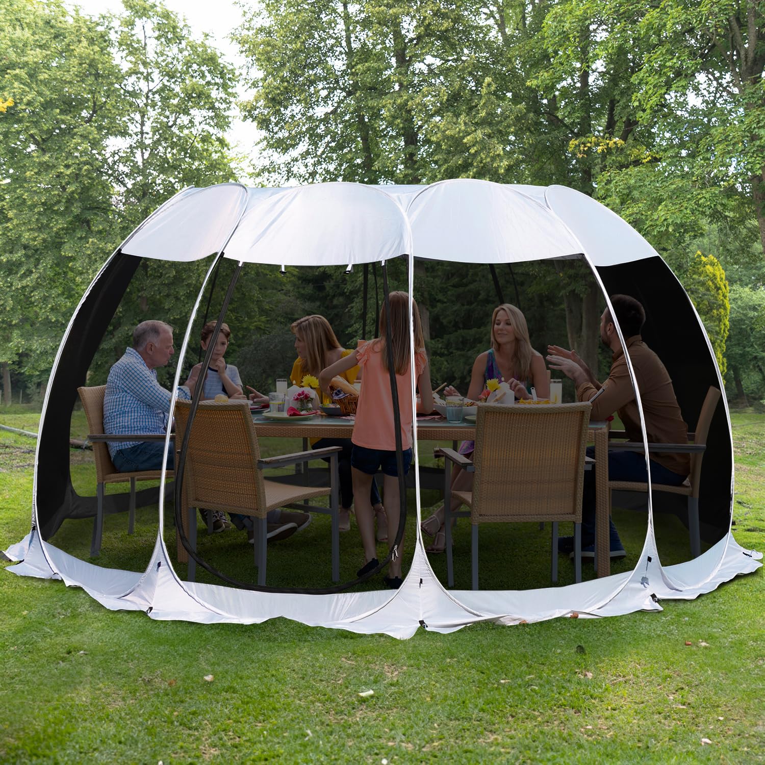 2-10 Person Pop Up Screen House Tent