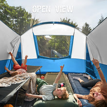 6-10 Person Family Camping Tent with Screen Room