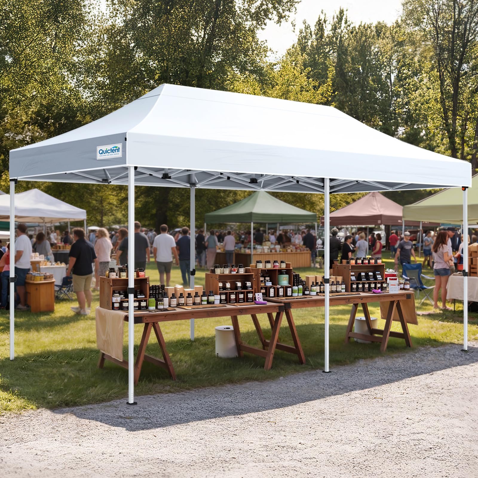 10x15 Heavy Duty Pop Up Canopy Tent