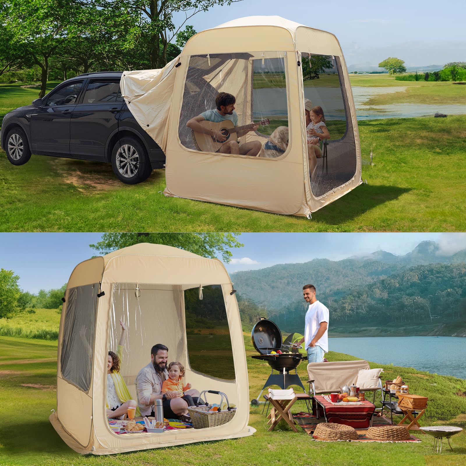 SUV Tailgate Pop Up Tent