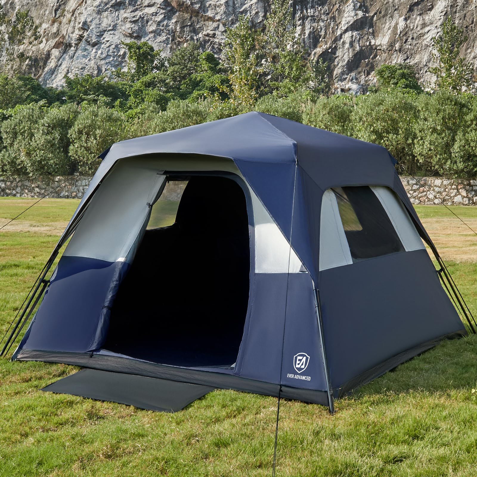 6-Person Blackout Instant Cabin Camping Tent