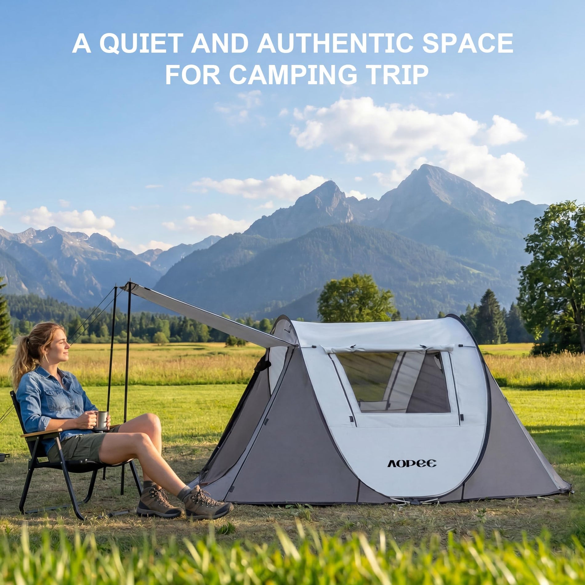2-6 Person Waterproof Pop Up Tent