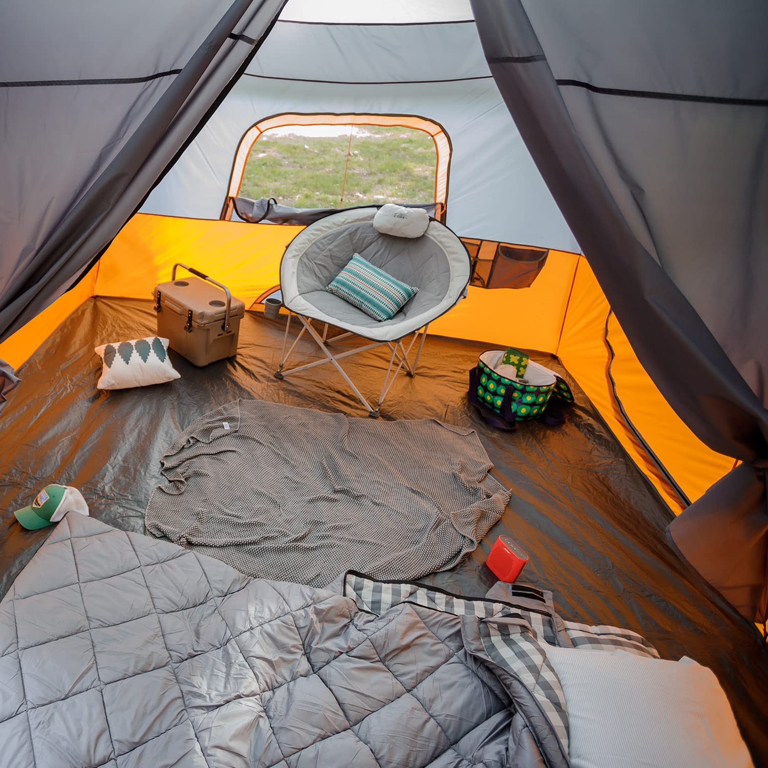 10-12 Person Multi-Room Cabin Camping Tent