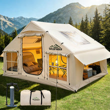 Inflatable Glamping Tent with Skylight & Stove Jack