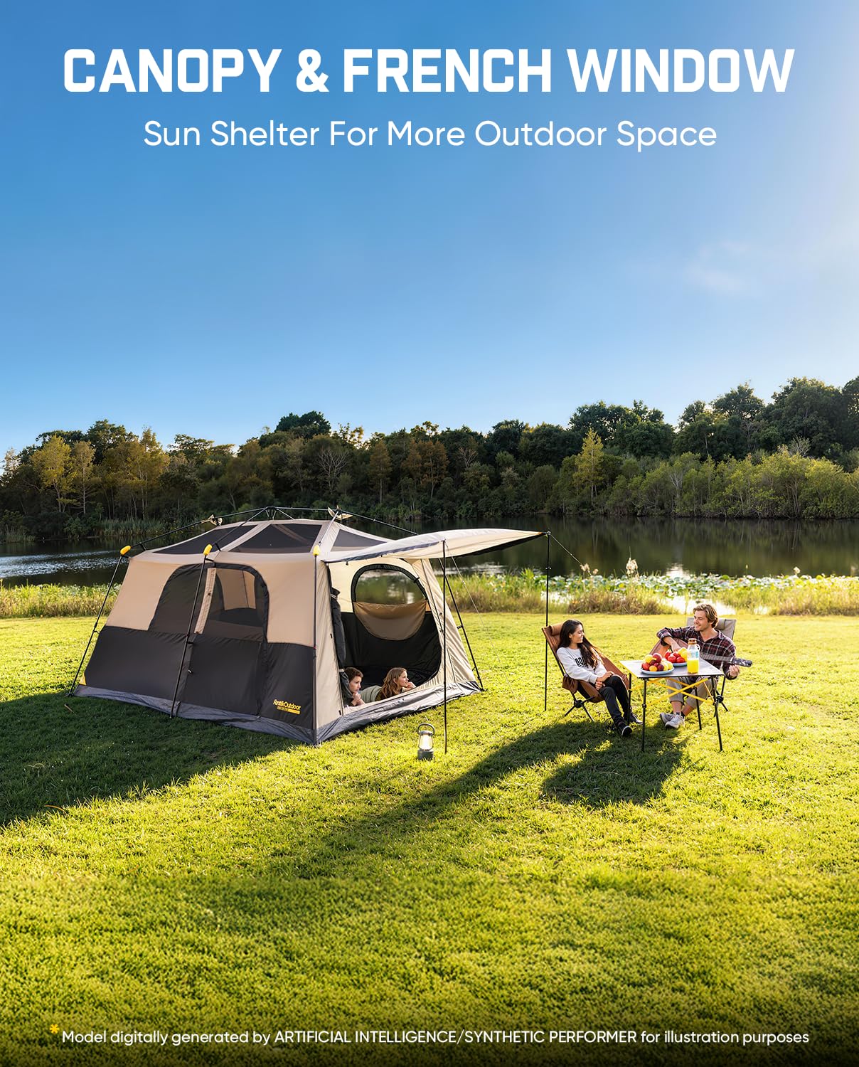 8-10 Person Instant Cabin Camping Tent Waterproof
