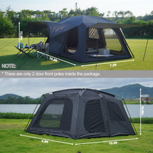 4-6 Person Family Cabin Tent 2-Room Waterproof