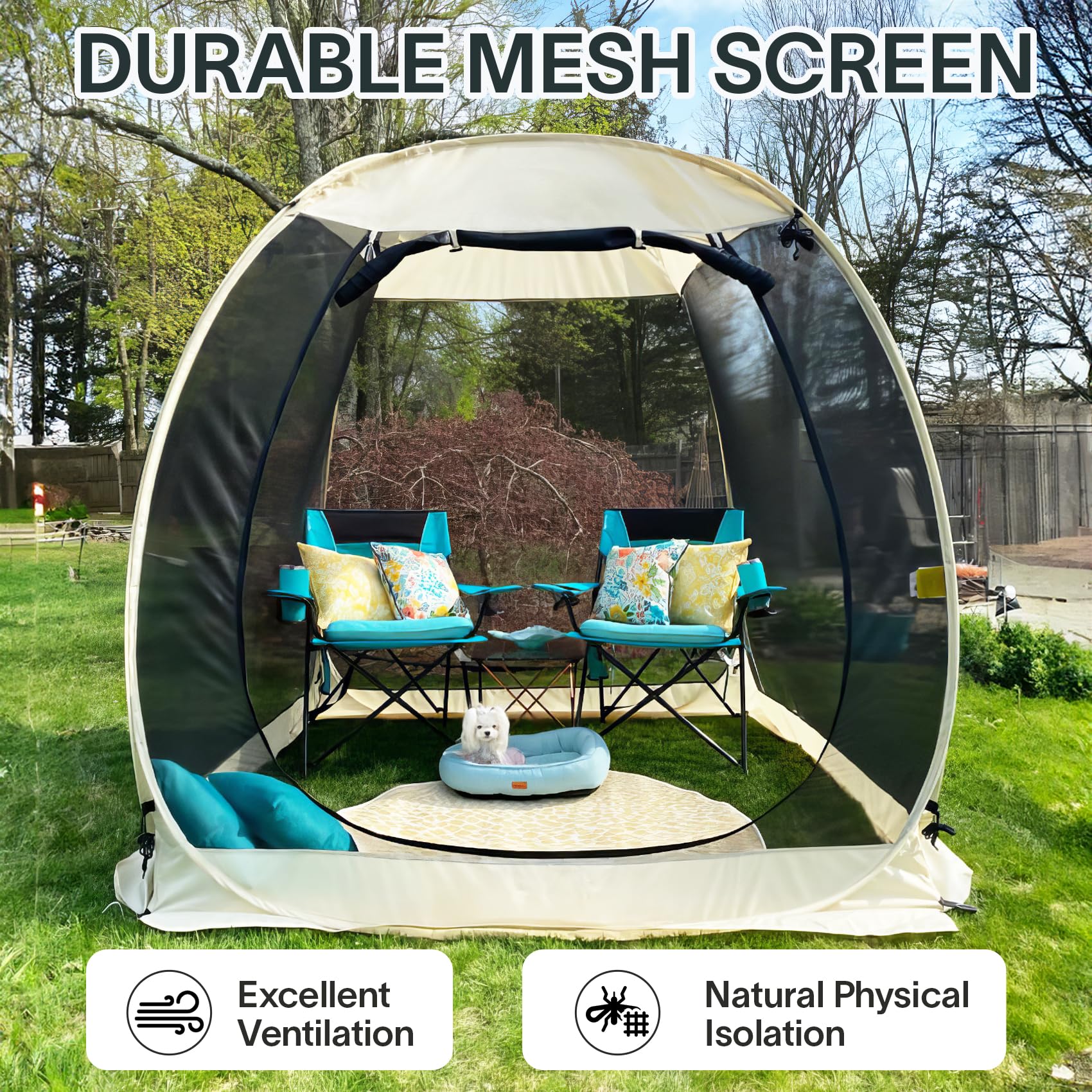 2-10 Person Pop Up Screen House Tent