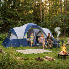 10-Person Family Camping Tent 2-Room Waterproof