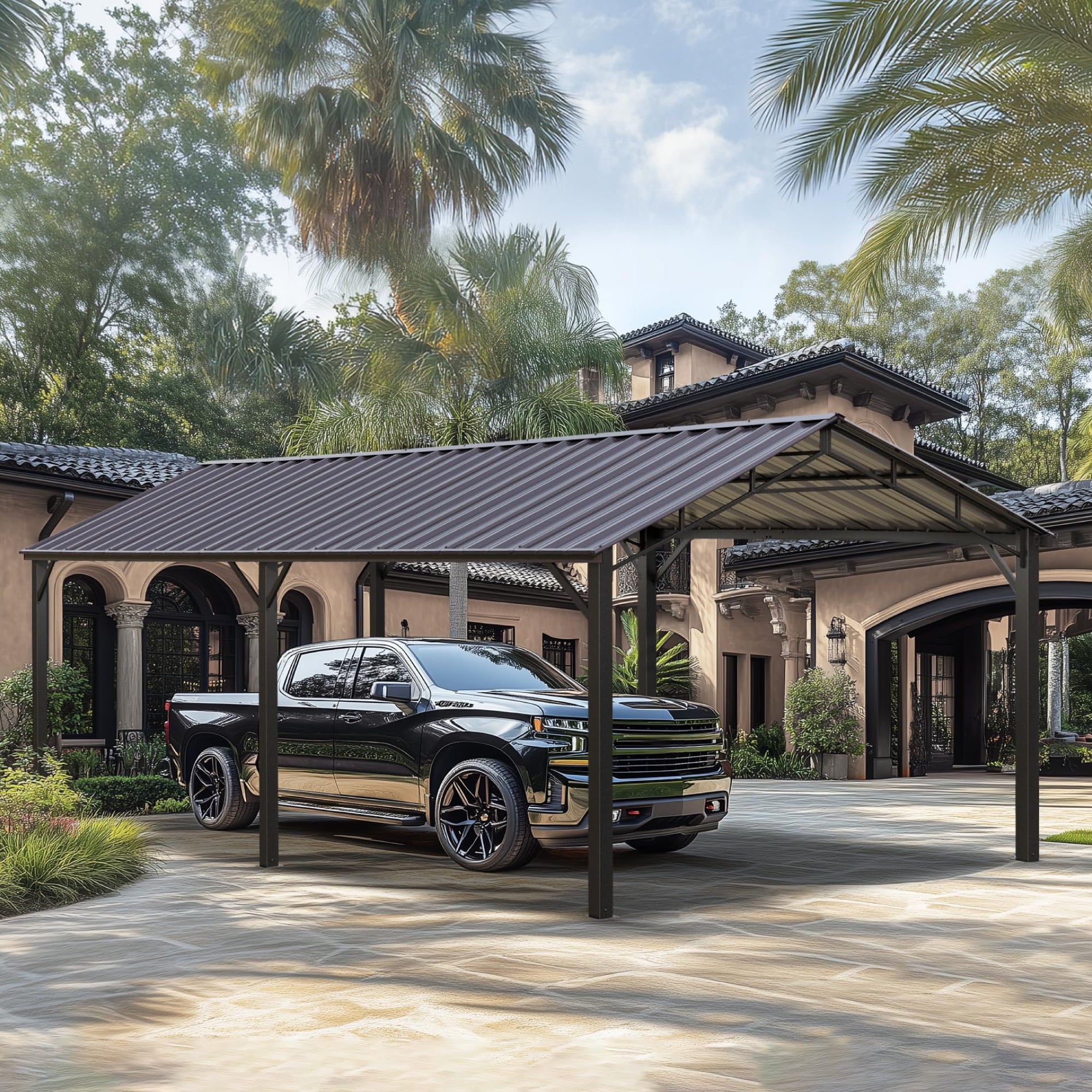 Heavy Duty Metal Carport Canopy