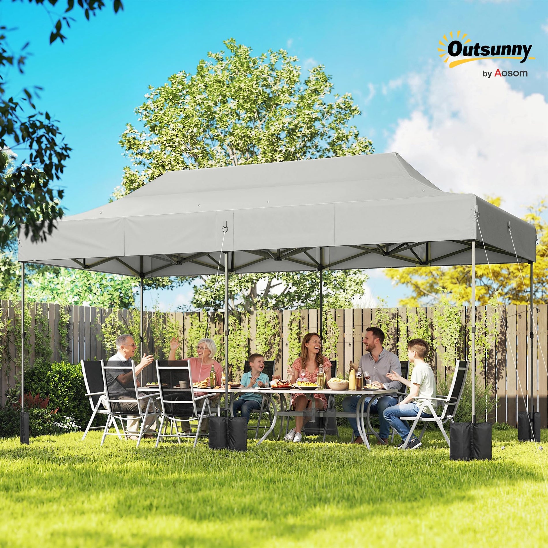 10x20 Heavy Duty Pop Up Canopy Tent