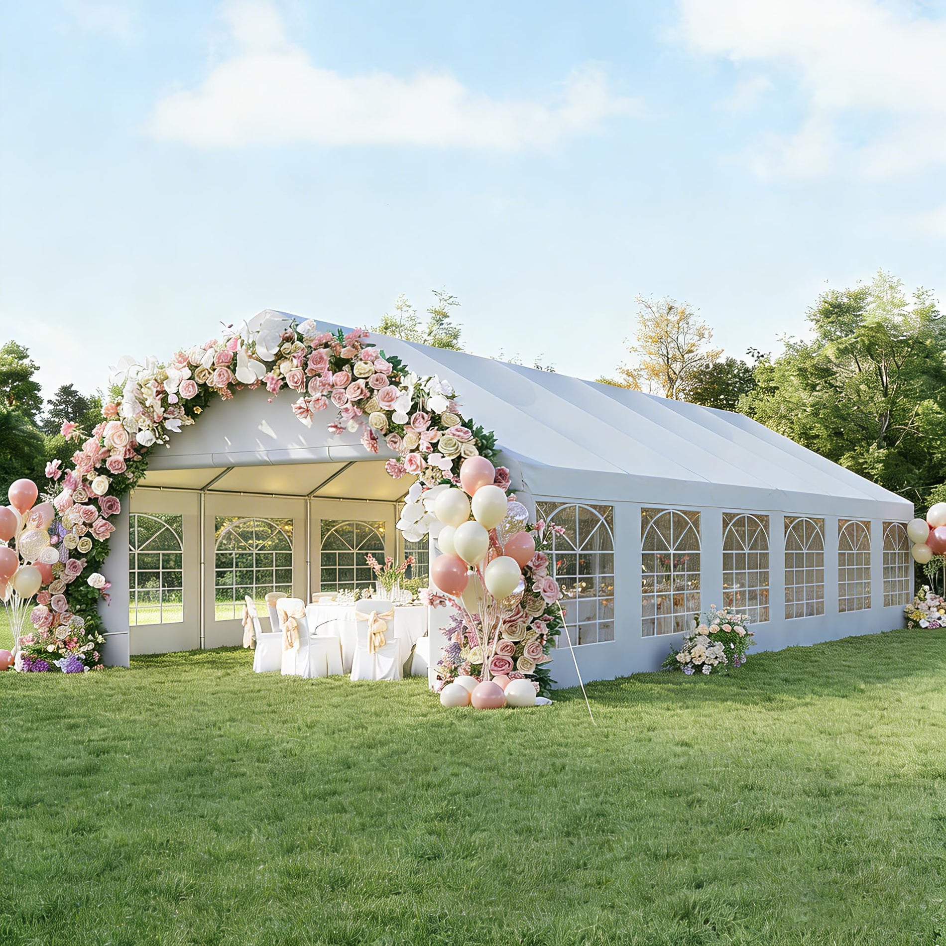 Waterproof Event Canopy Tent with Sidewalls