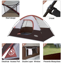 2-4 Person Waterproof Dome Camping Tent