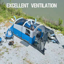 6-10 Person Family Camping Tent with Screen Room