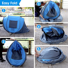 4-Person Pop Up Camping Tent Waterproof